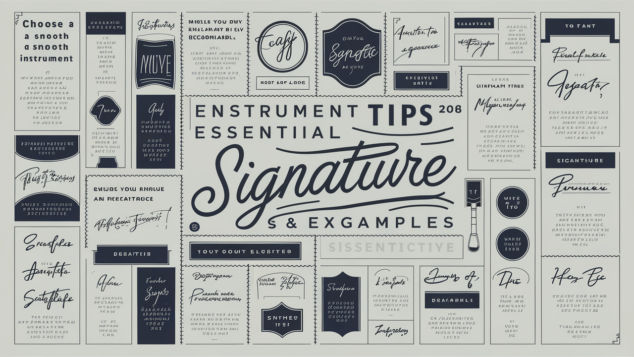 Essential Signature Tips & Examples