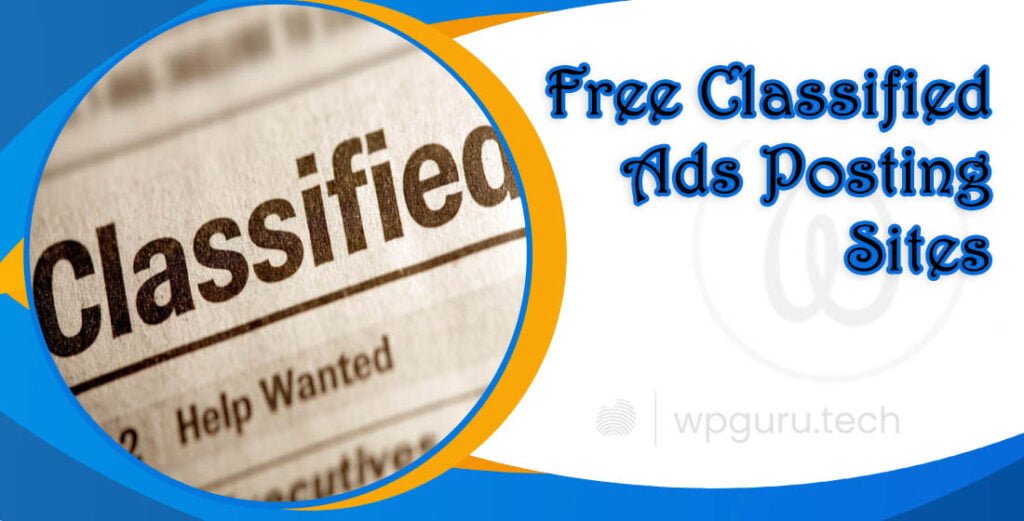 Free Classified Ads Posting Sites