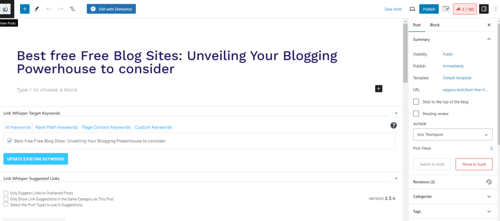 Free Blogging Sites to Build Your Blog