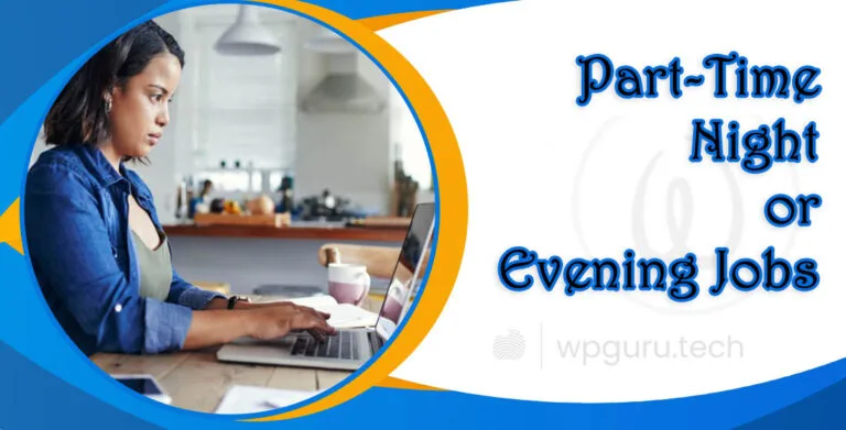 Part-time night and evening jobs opportunities